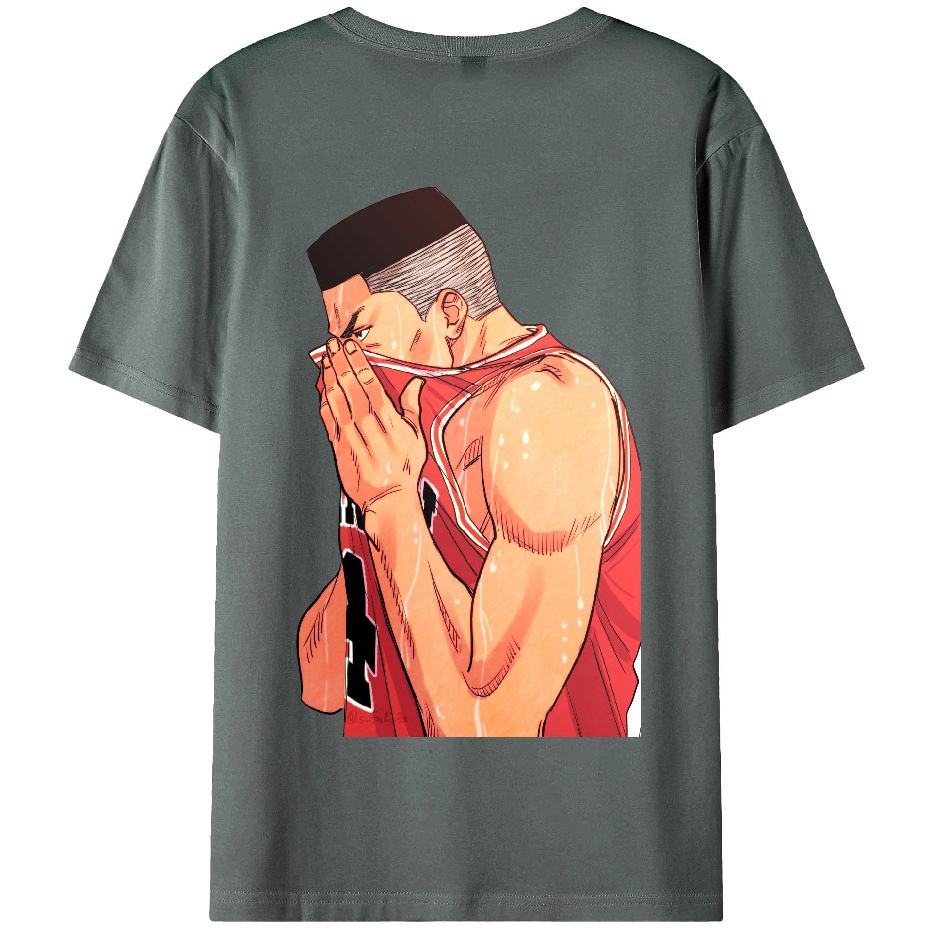 SLAM DUNK／スラムダンク 綿100％半袖Tシャツ（背面プリント）